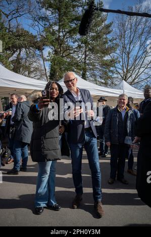 Parigi, Francia. 25th Mar, 2023. Edouard Philippe durante il Congresso del suo partito 'Horizons' a Vincennes vicino a Parigi, Francia, il 25 marzo 2023. Foto di Eliot Blondet/ABACAPRESS.COM Credit: Abaca Press/Alamy Live News Foto Stock