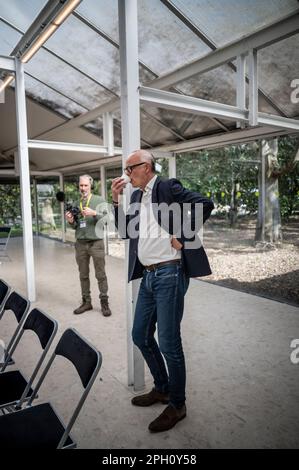 Parigi, Francia. 25th Mar, 2023. Edouard Philippe durante il Congresso del suo partito 'Horizons' a Vincennes vicino a Parigi, Francia, il 25 marzo 2023. Foto di Eliot Blondet/ABACAPRESS.COM Credit: Abaca Press/Alamy Live News Foto Stock