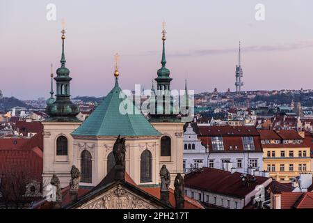 St Chiesa di Salvator a Praga, Repubblica Ceca Foto Stock