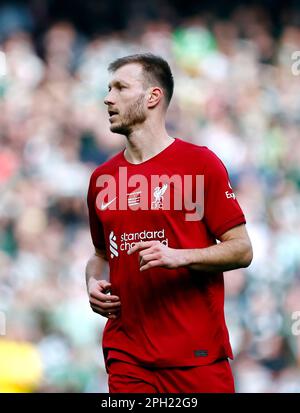 Anfield, Liverpool, Merseyside, Regno Unito. 25th Mar, 2023. Carity friendly Football, Liverpool Legends Versus Celtic; Ragnar Klavan of Liverpool Legends Credit: Action Plus Sports/Alamy Live News Foto Stock