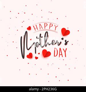 Buone mamme sfondo scritta giorno Illustrazione Vettoriale