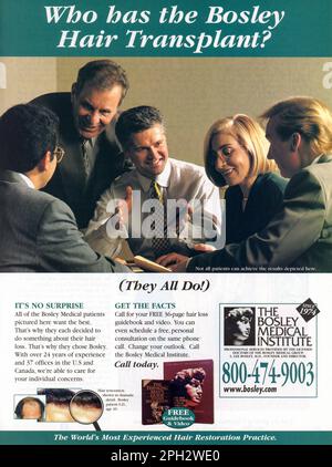 Vintage Gennaio 1999 'Playboy' 45th Anniversary numero, Advert, USA Foto Stock