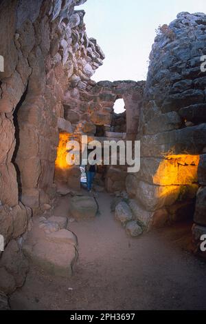 COMPLESSO NURAGICO (Nuraghe) PALMAVERA, Alghero, Sardegna, Italia. Sardegna, Italia Foto Stock