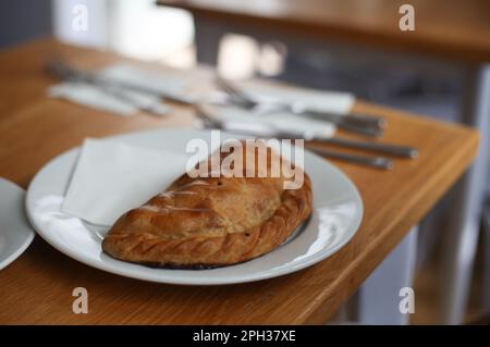 Tradizionale Cornish Pasty Foto Stock