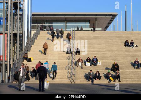 Ingresso est, zona espositiva, fiera, Hannover, bassa Sassonia, Germania Foto Stock