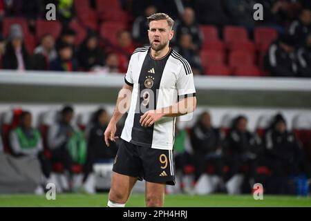 Magonza, Germania. 25th Mar, 2023. Niclas FUELLKRUG (GER), azione, immagine singola, motivo singolo tagliato, mezza figura, mezza cifra. Calcio Laenderspiel Germania (GER) - Perù 2-0, il 25th marzo 2023, MEWA Arena Magonza? Credit: dpa/Alamy Live News Foto Stock