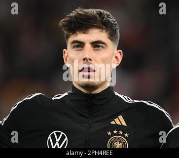 Magonza, Germania. 25th Mar, 2023. Calcio: Internazionale, Germania - Perù, Mewa Arena. Kai Havertz in Germania. Credit: Arne Dedert/dpa/Alamy Live News Foto Stock