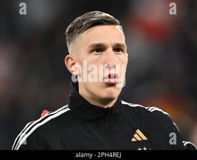 Magonza, Germania. 25th Mar, 2023. Calcio: Internazionale, Germania - Perù, Mewa Arena. Il tedesco Nico Schlotterbeck. Credit: Arne Dedert/dpa/Alamy Live News Foto Stock