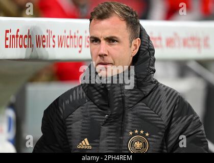 Magonza, Germania. 25th Mar, 2023. Calcio: Internazionale, Germania - Perù, Mewa Arena. Mario Götze in Germania. Credit: Arne Dedert/dpa/Alamy Live News Foto Stock