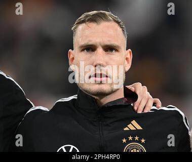 Magonza, Germania. 25th Mar, 2023. Calcio: Internazionale, Germania - Perù, Mewa Arena. David Raum in Germania. Credit: Arne Dedert/dpa/Alamy Live News Foto Stock