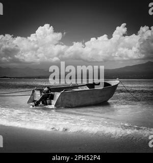 Il cielo non è il limite, la mente lo è. Calma foto di viaggio in Indonesia. Foto Stock