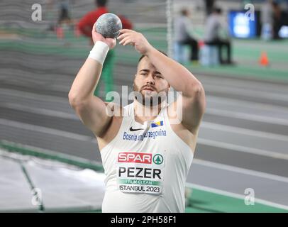 Mesud PEZER di Bosnia-Erzegovina durante i Campionati europei di atletica indoor 2023 il 4 2023 marzo all'Atakoy Arena di Istanbul, Turchia - Foto Laurent Lairys / DPPI Foto Stock