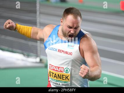 Tomáš STANĚK della Repubblica Ceca durante i Campionati europei di Atletica Indoor 2023 il 4 2023 marzo presso l'Atakoy Arena di Istanbul, Turchia - Foto Laurent Lairys / DPPI Foto Stock