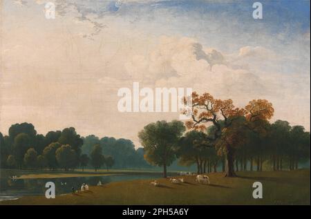 Kensington Gardens 1815 di John Martin Foto Stock