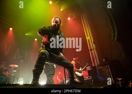 Eric Vantlerberghe di i prevale esibendosi alla O2 Academy Glasgow il 22nd marzo 2023 Foto Stock