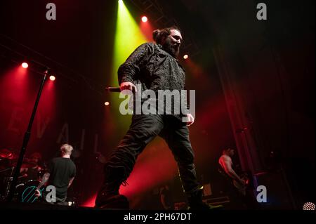 Eric Vantlerberghe di i prevale esibendosi alla O2 Academy Glasgow il 22nd marzo 2023 Foto Stock