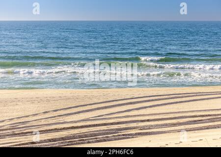 spiaggia di bridgehampton ocean road Foto Stock