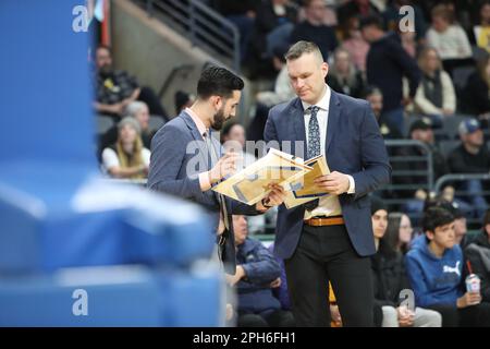 London Ontario Canada, 16 2023 marzo, la London Lightning sconfigge i Kitchener Titans 89-82. London Lightning. Luke Durda/Alamy Foto Stock