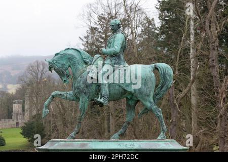 Statua di Sir Hugh Gough Foto Stock