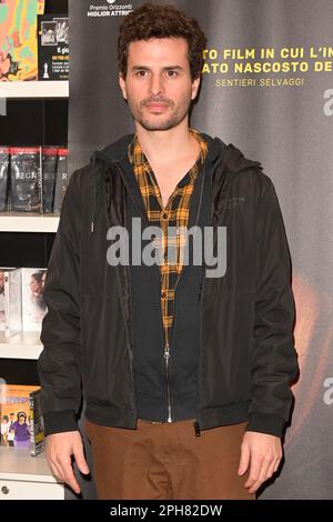 Roma, Italia. 26th Mar, 2023. Brenno Placido partecipa alla prima del film 'vera' al Cinema Farnese. (Foto di Mario Cartelli/SOPA Images/Sipa USA) Credit: Sipa USA/Alamy Live News Foto Stock