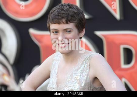 Los Angeles, Stati Uniti. 26th Mar, 2023. Sophia Lillis a Dungeons and Dragons: Premiere di Honor Among Thieves al Regency Village Theatre di Los Angeles, CA, 26 marzo 2023. Photo Credit: Joseph Martinez/PictureLux Credit: PictureLux/The Hollywood Archive/Alamy Live News Foto Stock