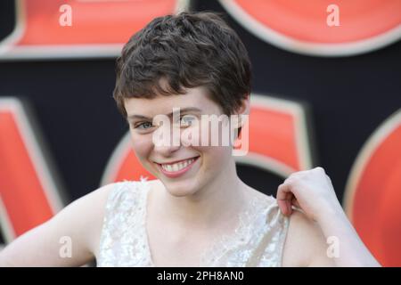 Los Angeles, Stati Uniti. 26th Mar, 2023. Sophia Lillis a Dungeons and Dragons: Premiere di Honor Among Thieves al Regency Village Theatre di Los Angeles, CA, 26 marzo 2023. Photo Credit: Joseph Martinez/PictureLux Credit: PictureLux/The Hollywood Archive/Alamy Live News Foto Stock