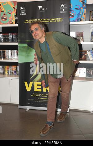 Roma, Italia. 26th Mar, 2023. Roma, Cinema Farnese Premiere del film ' vera ', nella foto: Yari Carrisi Credit: Independent Photo Agency/Alamy Live News Foto Stock