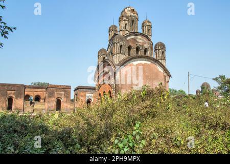 vecchio complesso di templi a pathra medinipore Foto Stock