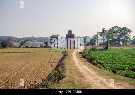 vecchio complesso di templi a pathra medinipore Foto Stock