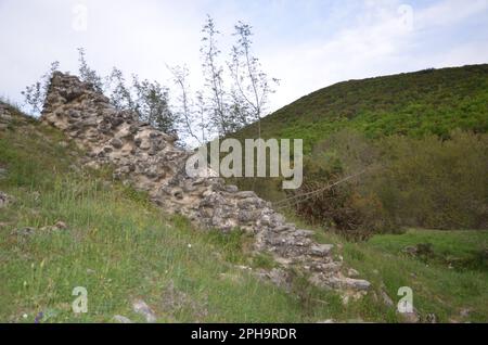 Grecia, Tessaglia, Larisa, Elassona Flampouro Village Old zona dei mulini ad acqua Foto Stock