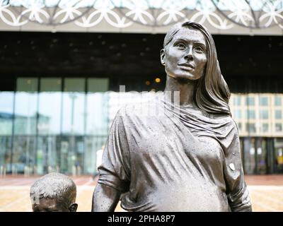 Una famiglia Real Birmingham, in visita a Birmingham Regno Unito, Foto Stock