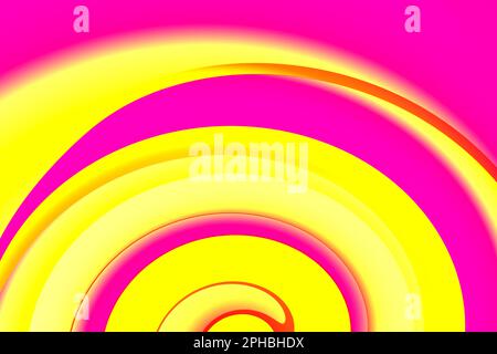 Sfondo colorato astratto, forme di colore fluido giallo e viola - illustrazione stock Foto Stock