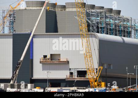 Phoenix, Arizona - Marzo 08 2023: Costruzione in corso della Taiwan Semiconductor Manufacturing Company (TSMC) wafer Fab 21 a North Phoenix. Foto Stock