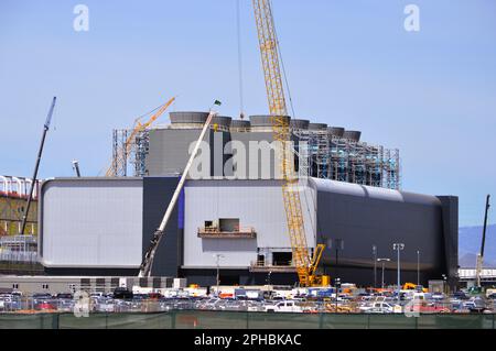 Phoenix, Arizona - Marzo 08 2023: Costruzione in corso della Taiwan Semiconductor Manufacturing Company (TSMC) wafer Fab 21 a North Phoenix. Foto Stock