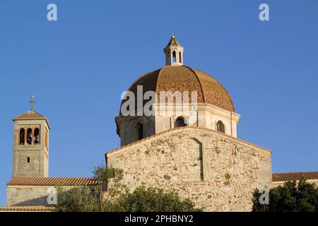 Chiesa di Santa Maria a Cabras, Cabras, cupola della cattedrale. Oristano. Sardegna. Italia Foto Stock