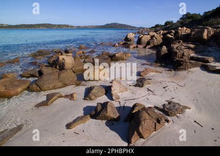 Cala Brandinchi. S. Teodoro, Olbia-Nuoro. Sardegna. Italia. *** Caption locale *** Area Marina protetta Tavolara Capo coda Cavallo. Foto Stock