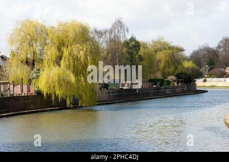 Fiume Ember Molesey Surrey Regno Unito Foto Stock