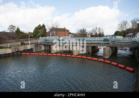 Fiume Ember Molesey Surrey Regno Unito Foto Stock