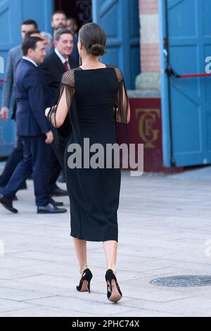 Cadice, Andalusia, Spagna. 27th Mar, 2023. La regina Letizia di Spagna partecipa al Concerto 'tempo de Luz' al Gran Teatro Falla il 27 marzo 2023 a Cadice (Credit Image: © Jack Abuin/ZUMA Press Wire) SOLO PER USO EDITORIALE! Non per USO commerciale! Credit: ZUMA Press, Inc./Alamy Live News Foto Stock