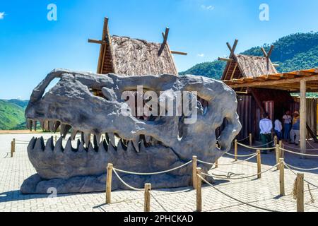 Terra dos Dinos, città di Miguel Pereira, Rio de Janeiro, Brasile Foto Stock