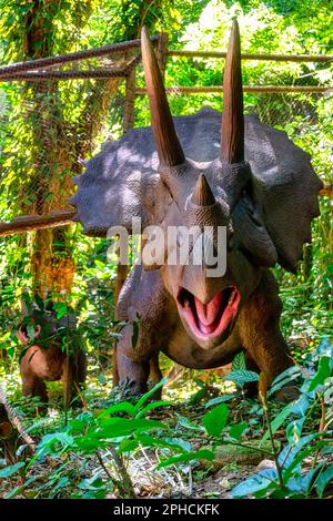 Terra dos Dinos, città di Miguel Pereira, Rio de Janeiro, Brasile Foto Stock