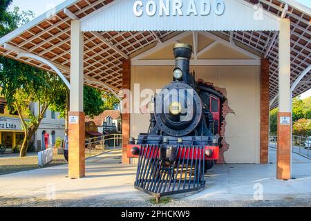 Terra dos Dinos, città di Miguel Pereira, Rio de Janeiro, Brasile Foto Stock