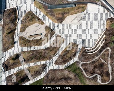 Panorama del centro di distribuzione Cummins Indy Foto Stock