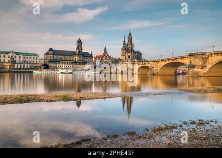 A Dresda, Sassonia, Germania Foto Stock