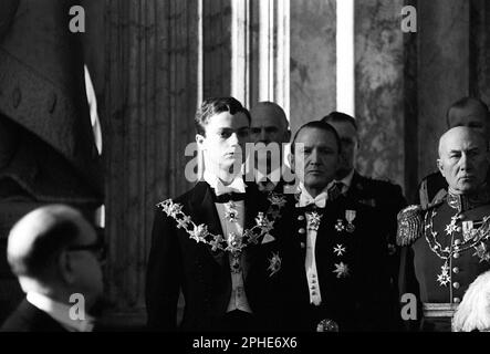 Carl XVI Gustaf, re di Svezia. Nato il 30 aprile 1946. Nella foto durante l'apertura cerimoniale del parlamento svedese 1966. Foto Stock