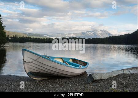 Lago Mosvatnet nel comune di Stavanger nella contea di Rogaland, Norvegia Foto Stock