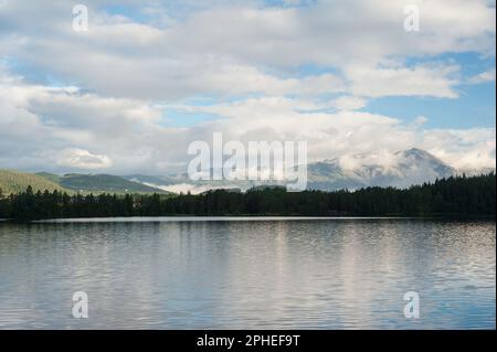 Lago Mosvatnet nel comune di Stavanger nella contea di Rogaland, Norvegia Foto Stock