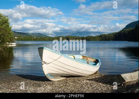 Lago Mosvatnet nel comune di Stavanger nella contea di Rogaland, Norvegia Foto Stock