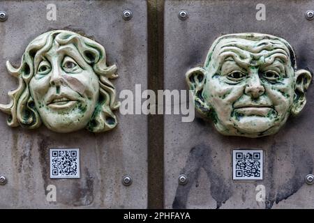 Derby Speakers Corner a Derby Foto Stock