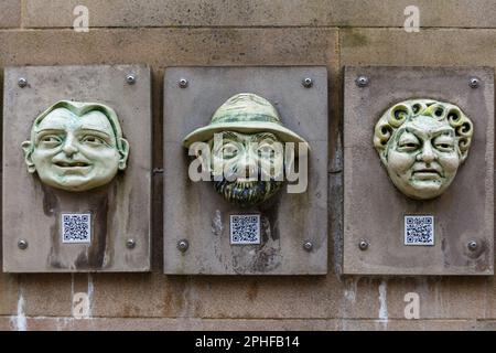 Derby Speakers Corner a Derby Foto Stock